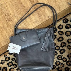 Hobo convertible backpack and wallet.
